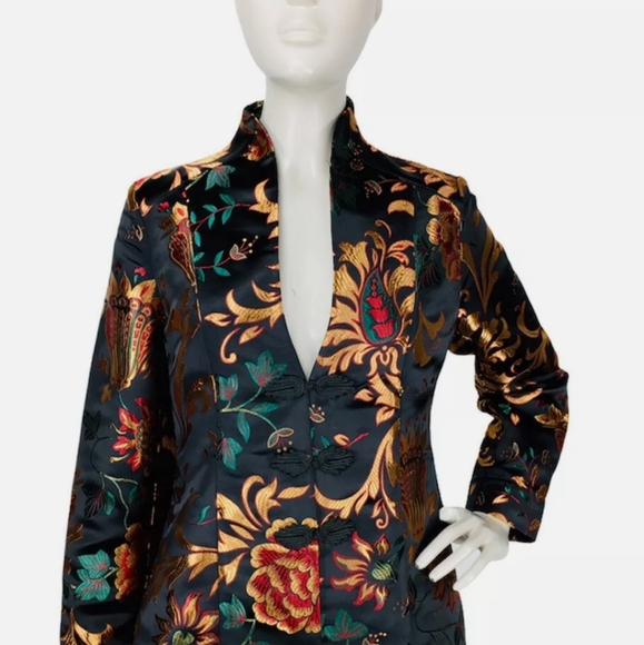 Soft Surroundings Black Moon Dynasty Jacket - Picture 7 of 8